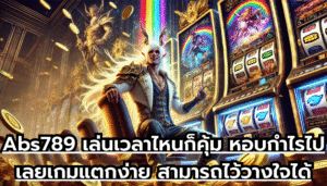 Abs789 เล่นเวลาไหนก็คุ้ม หอบกำไรไปเลยเกมแตกง่าย สามารถไว้วางใจได้เลย