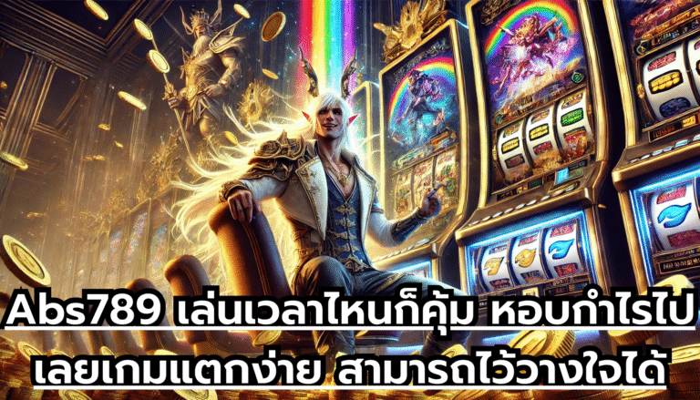 Abs789 เล่นเวลาไหนก็คุ้ม หอบกำไรไปเลยเกมแตกง่าย สามารถไว้วางใจได้เลย