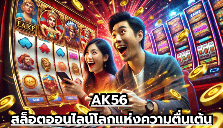 AK56 สล็อตออนไลน์ โลกแห่งความตื่นเต้นของคนรักการเสี่ยงโชค