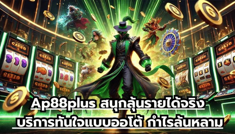Ap88plus สนุกลุ้นรายได้จริง บริการทันใจแบบออโต้ กำไรล้นหลาม