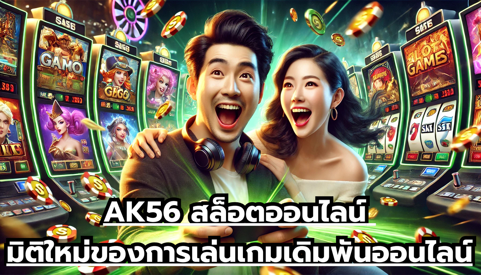 AK56 สล็อตออนไลน์ มิติใหม่ของการเล่นเกมเดิมพันออนไลน์