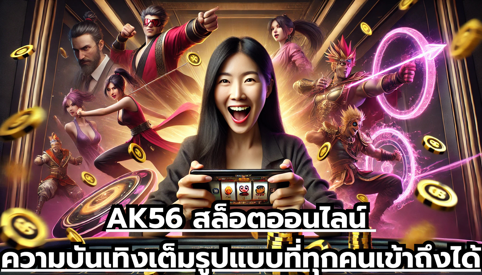 AK56 สล็อตออนไลน์ ความบันเทิงเต็มรูปแบบที่ทุกคนเข้าถึงได้